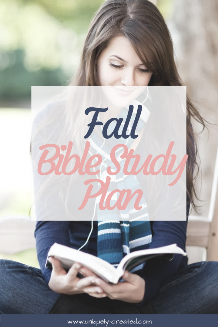 Fall Bible Study Plan