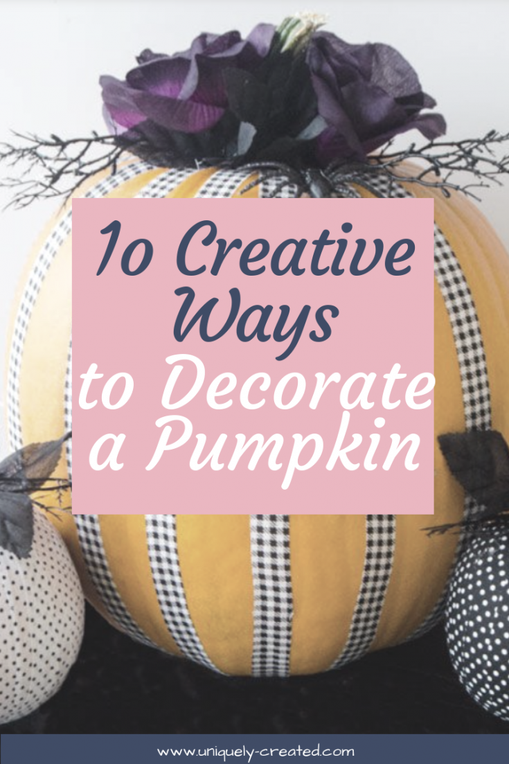 10 creative ways to decorate a pumpkin