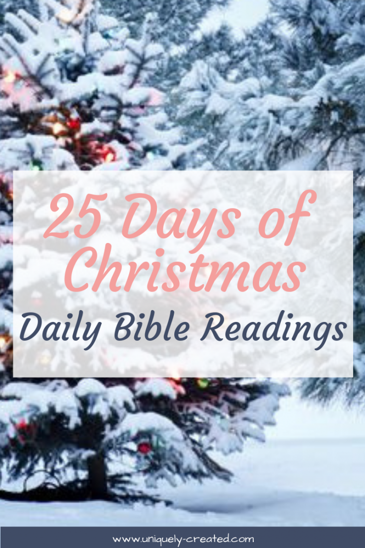 25 Days Of Christmas Daily Bible Readings According To Tish