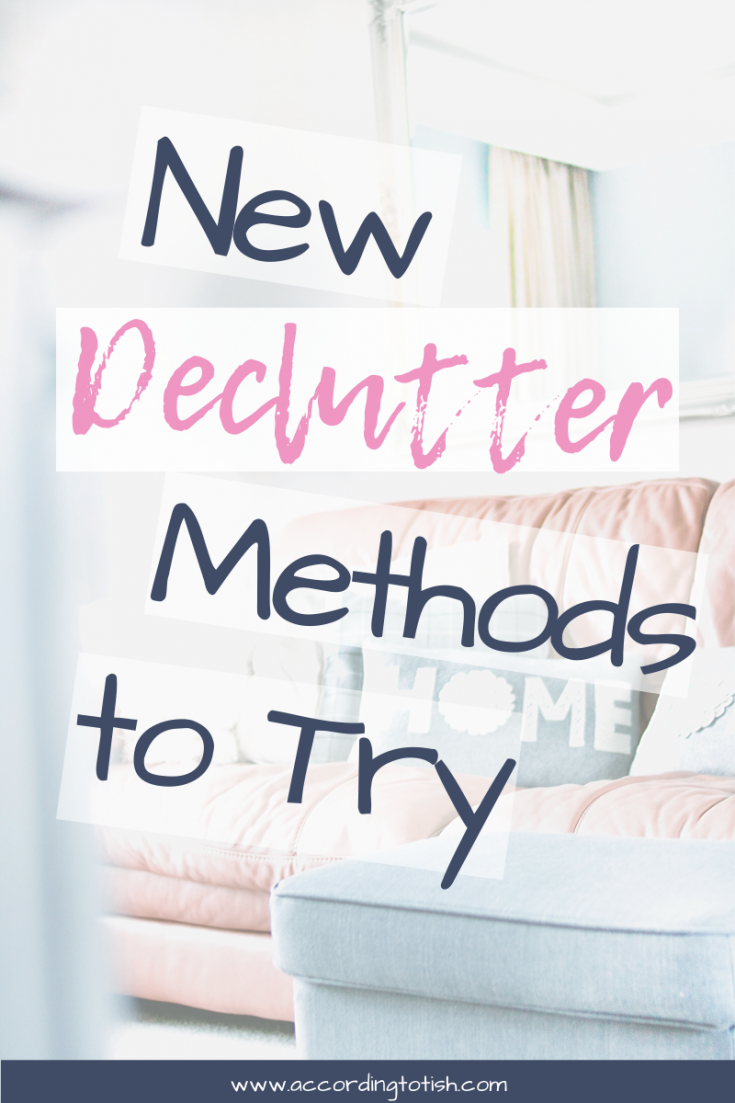 new declutter methods konmari